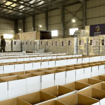 Egypt Warehouse Packing Gaza Aid