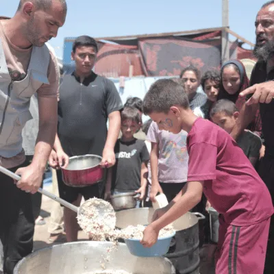 Aid Items for Gaza. Hygiene Packs.