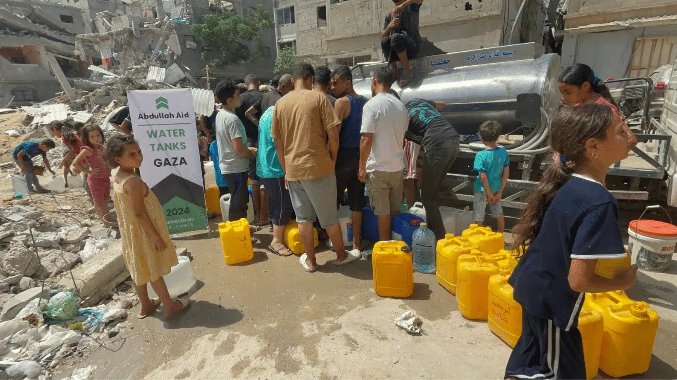 Gaza water aid